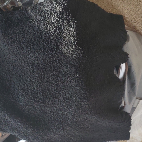 POL FUZZY BLACK SEXY SCOOP NECK MINI DRESS - Picture 6 of 6